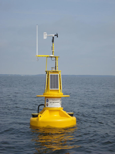 Weather buoy from the National Oceanic and Atmospheric Administration